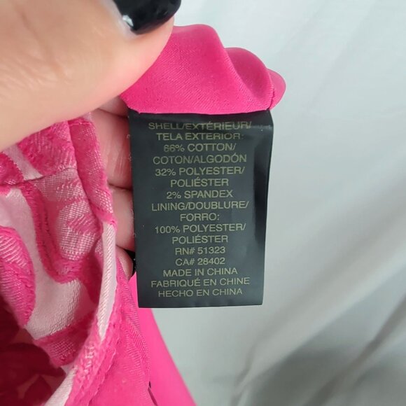 Cynthia Steffe Pink Dress 4 Jacquard Aniston - Picture 9 of 10